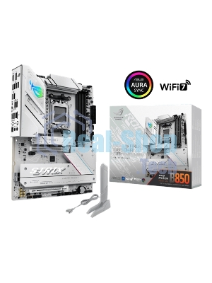 Материнская плата ASUS ROG STRIX B850-A GAMING WIFI, AM5, AMD B850, 4xDDR5, 2xSATA, 4xM.2, 1xPCIe 5.0 x16, 1xPCIe 4.0 x16, 1xPCIe x4, 1xDP, 1xHDMI, 1x2.5Gb LAN, 1xUSB-C 20Gbps, 1xUSB-C 10Gbps, 2xUSB-A 10Gbps, 4xUSB 5Gbps, 2xUSB-A 2.0, 3x3.5 мм, 7.1, ATX