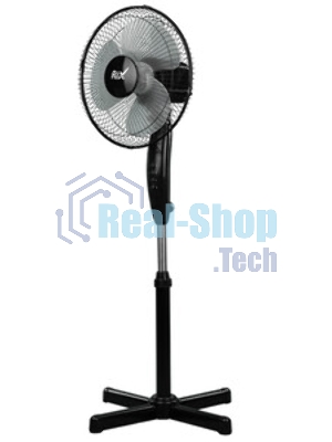 Вентилятор Rix RSF-3000B чёрный, напольный, 35 Вт, 3 скорости, 30 см