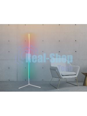 Светильник Ambrella light FL8020 WH белый LED 15W RGB D32*1250 (ПДУ РАДИО 2.4G)
