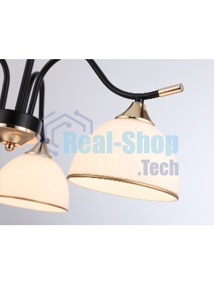 Светильник Ambrella light TR3161/3 BK/FGD черный/золото E27/3 max 60W D580*300