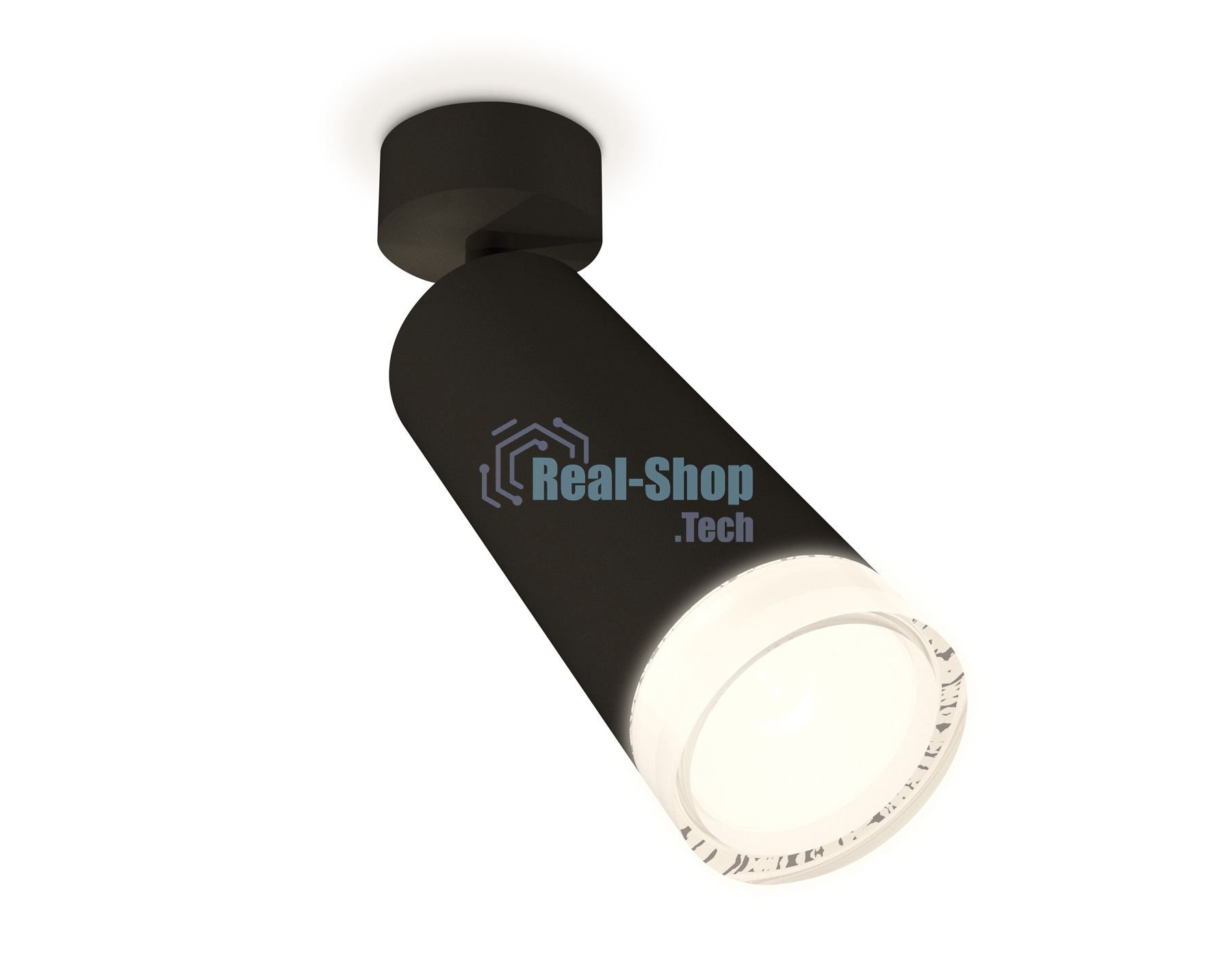 Светильник Ambrella Light XM6343011 SBK/FR/CL черный песок/белый матовый/прозрачный MR16 GU5.3 (A2210, C6343, N6241)