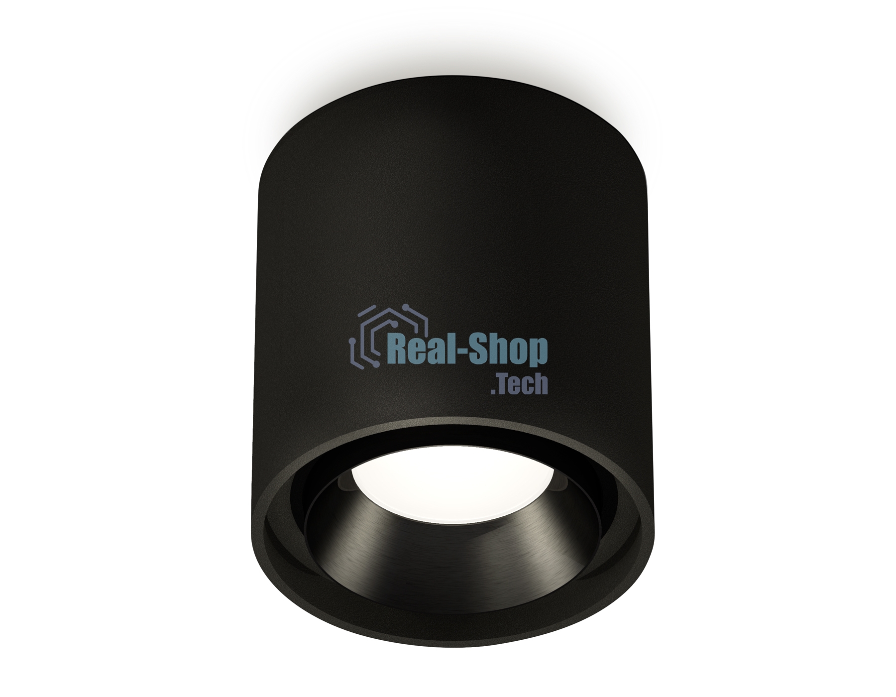 Светильник Ambrella Light XS7723002 SBK/PBK черный песок/черный полированный MR16 GU5.3 (C7723, N7031)