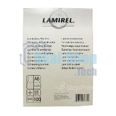Пленка для ламинирования Lamirel LA-7866201 А6, 125мкм, 100 шт.