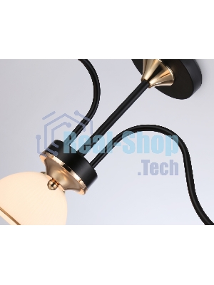 Светильник Ambrella light TR3161/3 BK/FGD черный/золото E27/3 max 60W D580*300