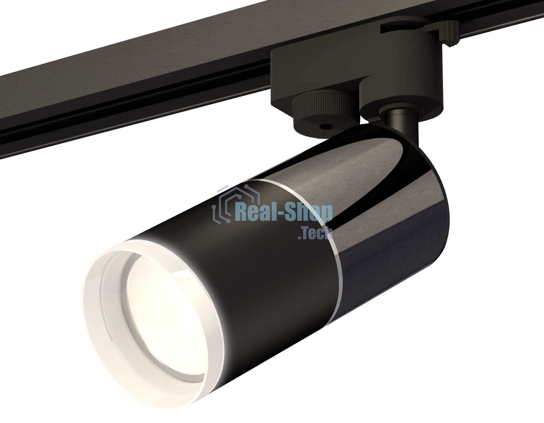 Светильник Ambrella light XT6302041 SBK/DCH/FR черный песок/черный хром/белый матовый MR16 GU5.3