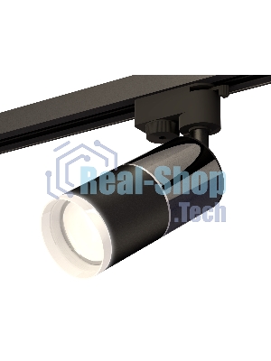 Светильник Ambrella light XT6302041 SBK/DCH/FR черный песок/черный хром/белый матовый MR16 GU5.3