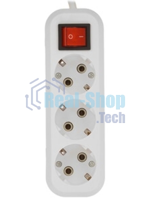 Удлинитель Smartbuy (SBE-16-3-1.5m-ZS) 3 роз х 1,5 м - белый