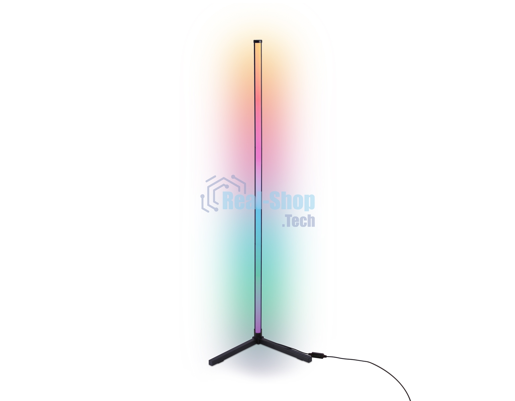 Светильник Ambrella light FL8022 BK черный LED 15W RGB D32*1250 (ПДУ РАДИО 2.4G)
