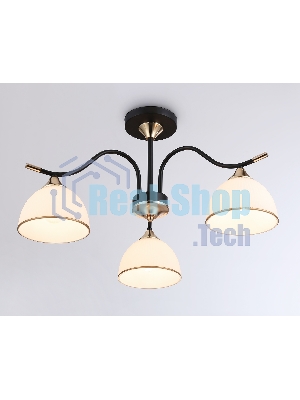 Светильник Ambrella light TR3161/3 BK/FGD черный/золото E27/3 max 60W D580*300