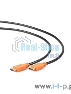 Кабель Cablexpert HDMI CC-HDMI4L-6, 19M/19M, v2.0, серия Light, позол.разъемы, экран, 1.8м, черный, пакет
