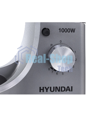 Миксер планетарный Hyundai HYM-S5451 1000 Вт, серый/черный