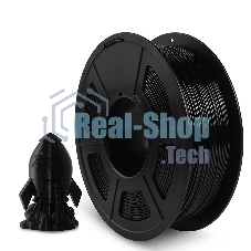 Филамент NVPrint PETG Black для 3D печати диаметр 1.75мм длина 330 метров масса 1 кг
