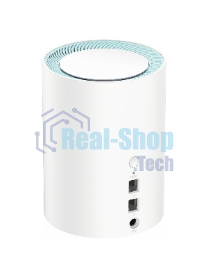 Бесшовный Mesh роутер Cudy M1300 (M1300 2-PACK) AC1200 10/100/1000BASE-TX/Wi-Fi белый (упак.:2шт)