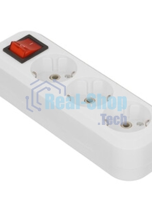 Удлинитель Smartbuy (SBE-16-3-1.5m-ZS) 3 роз х 1,5 м - белый