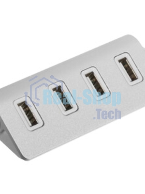Разветвитель Rexant 4 USB-port серебристый