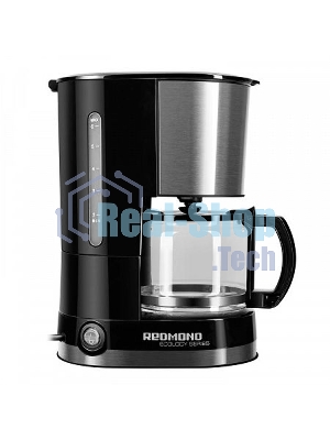 Кофеварка капельная Redmond RCM-M1507 черный/серебристый, исп. кофе - молотый, 0.6 л, 600 Вт