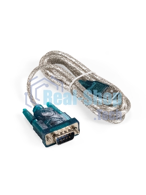 Кабель-адаптер USB 2.0-RS232 ExeGate EX-UAS-1.8 (Am/DB9M, 1,8м, крепеж разъема - винты)