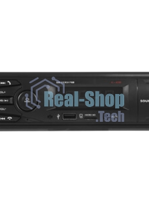 Автомагнитола Soundmax SM-CCR3179B, 1 DIN, Bluetooth, USB Type-A, AUX