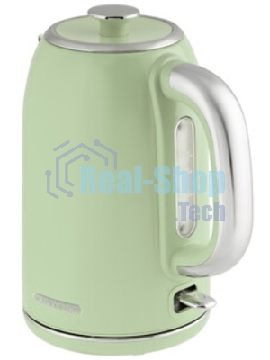 Чайник электрический Galaxy Line GL 0344, райская олива, металл, 2200 Вт, 1.7 л