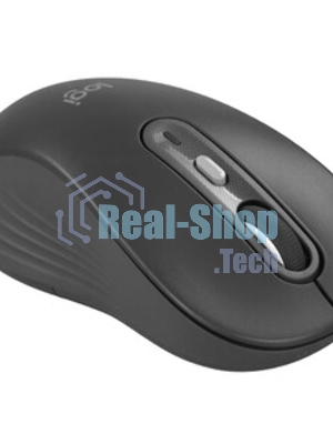 Мышь беспроводная Logitech M750 L Large графитовый, 4000 dpi, радиоканал, Bluetooth, USB, кнопки - 5