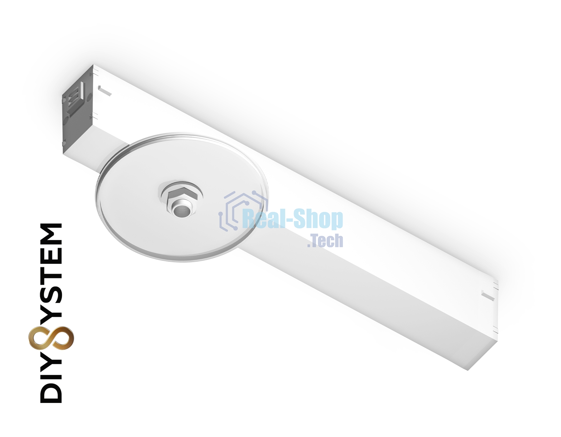 Крепеж трековый для корпуса A2541 WH белый DIY D85mm 232*83*55