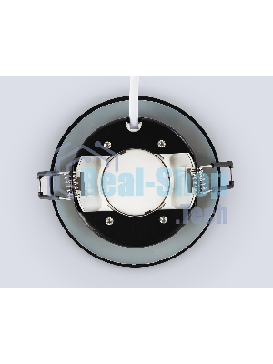 Светильник встраиваемый Ambrella light TN6735 BK черный IP44 GX53 D110*57