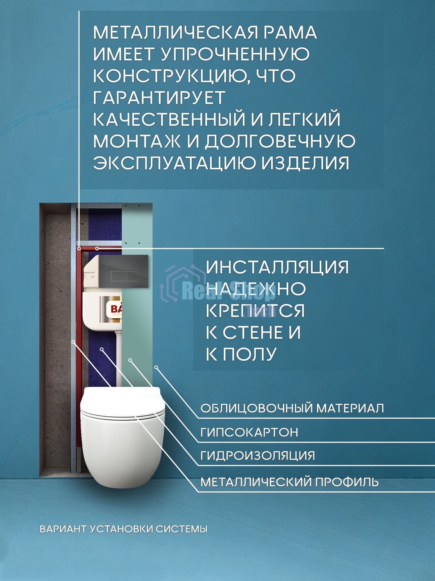 Комплект BAU 6 в 1: рамная инсталляция BAU NEO 45, унитаз подвесной безободковый Bau Dream, быстросъемное тонкое сиденье дюропласт микролифт, кнопка смыва BAU Hotel , хром
