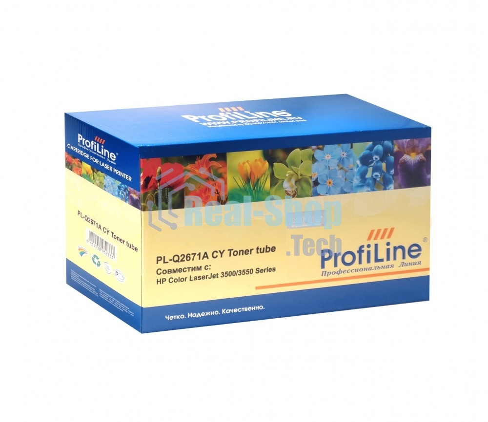 Картридж лазерный ProfiLine PL-Q2671A для принтеров HP CLJ 3500/3500N/3550/3550N Cyan 4000 копий