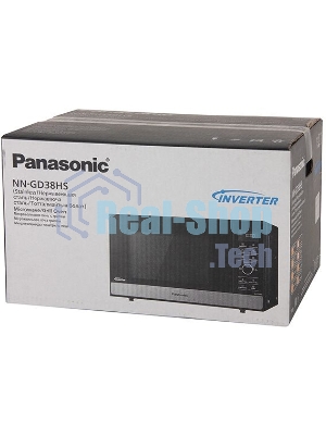 Микроволновая печь Panasonic NN-GD38HSZPE черный, 23 л, 1000 Вт, переключатели - сенсор, поворотный механизм