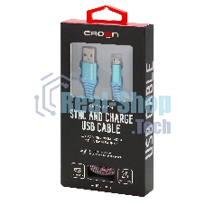Кабель Crown USB - microUSB CMCU-3102M blue