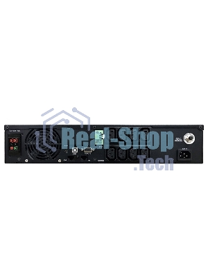 Источник бесперебойного питания Powercom Smart King RT SRT-1500A LCD 1350Вт 1500ВА черный