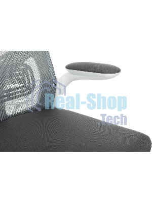 Кресло Бюрократ ASTER N-W TW-04 Neo Grey темно-серый, сетка/ткань, 120 кг, механизм качания