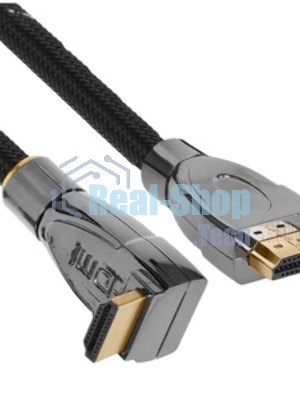 Кабель HDMI C-HM-HM-10M Wize, 10 м, v.2.0, 19M/19M, позол.разъемы, экран, черный, пакет