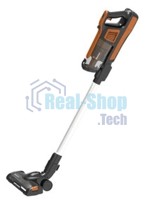 Пылесос вертикальный Blackton Bt VCA1401B оранжевый, питание от аккумулятора, 25 Вт, уборка сухая, пылесборник 0.6 л, работа от АКБ max 40 мин