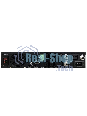Источник бесперебойного питания Powercom Smart King RT SRT-2000A LCD 1800Вт 2000ВА черный