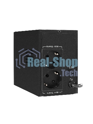 Источник бесперебойного питания ExeGate Power Smart ULB-500.LCD.AVR.2SH 500VA/300W, LCD, AVR, 2*Schuko, металлический корпус, черный