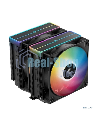 Кулер для процессора DEEPCOOL AG620 BK ARGB V2 черный 120мм алюминий+медь 1850rpm 29.4db 4-pin 260W 157мм