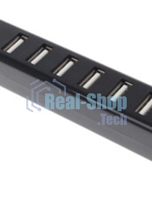 Разветвитель USB Rexant на 7 портов черный