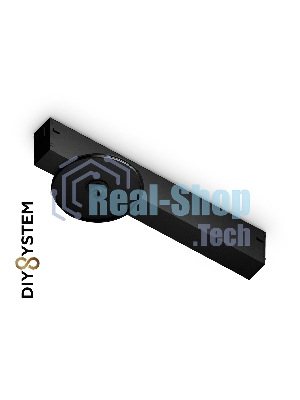 A2542 BK черный крепеж трековый для корпуса DIY D85mm 232*83*55