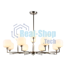 Люстра Ambrella light LH53005/12 SN/FR сатин никель/белый матовый G9*12 max 40W D910*680