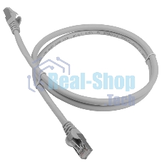 Патч-корд LANMASTER LSZH FTP cat.6a, 1.0 м, белый