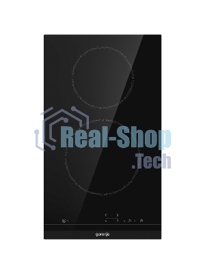 Варочная панель Gorenje ECT321BCSC, конфорок: 2 шт., стеклокерамика, независимая, черный