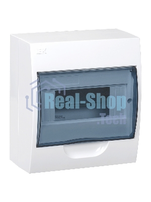 Корпус модульный пластиковый навесной ЩРН-П-8 IEK MKP12-N-08-40-20, 8 модулей, IP41