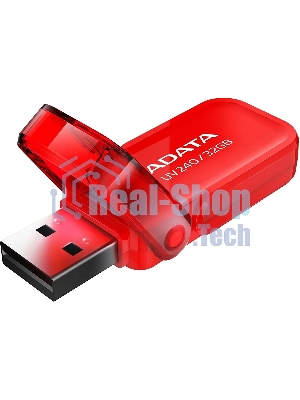 Флешка USB ADATA UV240 (AUV240-32G-RRD), 32Gb, USB 2.0, R/W 15/5, красный