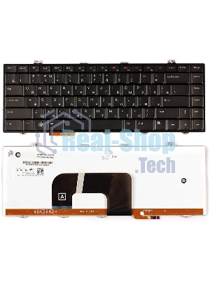 Клавиатура для ноутбука Dell Studio 14 14z 1440 1450 1457 черная с подсветкой