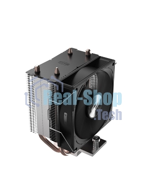 Кулер для процессора PCCooler R200 S115X/1200/1700/AM4/AM5 (TDP 110W, 90мм Non LED Fan, 2 тепловые трубки 6мм, 2200RPM, 28,3dBa)