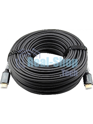 Кабель аудио-видео Cactus CS-HDMI-AOC-2-50 HDMI (m)/HDMI (m) 50м. позолоч.конт. черный