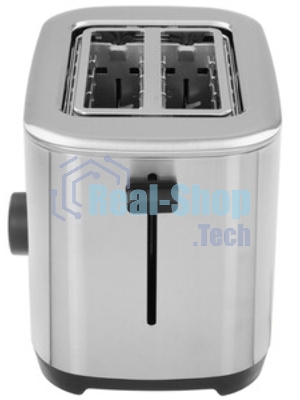 Тостер BQ T1010 чёрный/нержавеющая сталь, 800 Вт, 2 слота