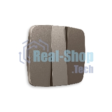Лицевая панель OMEGA (Темная бронза матовый) для 3-кл выключателей QUANT OP6350