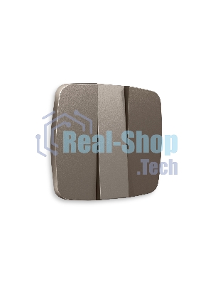 Лицевая панель OMEGA (Темная бронза матовый) для 3-кл выключателей QUANT OP6350